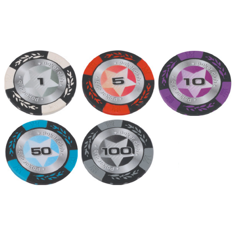 Hovedbilde 500 wheatear clay cash og turnering sjetonger 1-100